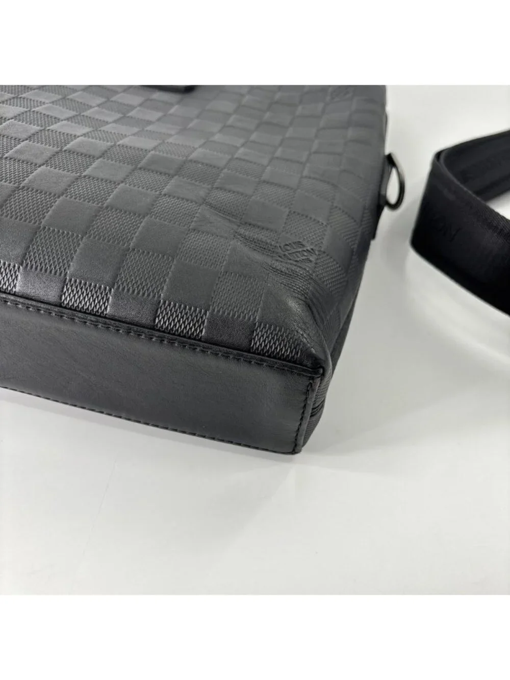 Louis Vuitton Super Damier Infini Business Bag Black